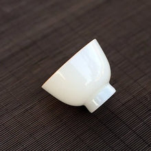 Load image into Gallery viewer, 62ml High Base Tianbai Jingdezhen Porcelain Cup