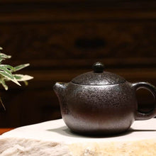 Load image into Gallery viewer, Xishi Wood Fired Yixing Teapot, Dicaoqing Clay, 170ml