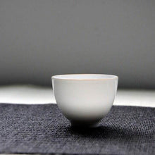 Load image into Gallery viewer, 42ml Tianbaiyou Jingdezhen Porcelain Chicken Egg Teacup 甜白小鸡蛋杯