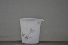 Load image into Gallery viewer, Bamboo Youzhongcai Jingdezhen White Porcelain Teaset (with Teapot)