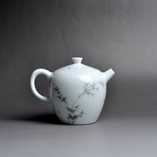 Load image into Gallery viewer, Bamboo Youzhongcai Jingdezhen White Porcelain Teaset (with Teapot)