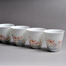 Load image into Gallery viewer, Lotus Youzhongcai Jingdezhen White Porcelain Teaset (with Gaiwan)