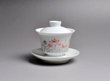 Load image into Gallery viewer, Lotus Youzhongcai Jingdezhen White Porcelain Teaset (with Gaiwan)