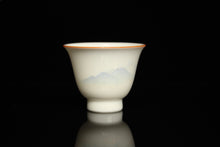 Load image into Gallery viewer, Clouds and Mountains Youzhongcai Jingdezhen White Porcelain Teaset
