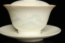 Load image into Gallery viewer, Clouds and Mountains Youzhongcai Jingdezhen White Porcelain Teaset