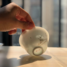 Load image into Gallery viewer, Bamboo Motif Youzhongcai Jingdezhen Porcelain Gaiwan, 110ml