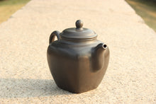 Load image into Gallery viewer, 430ml Tall Square Fanggu Nixing Teapot by Huang Fu Sheng