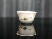 Load image into Gallery viewer, youzhongcai Pines Bamboo and Plum Blossoms Jingdezhen Porcelain 3 Teacup Set