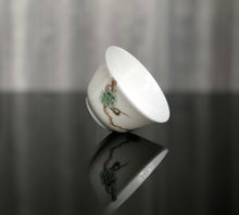 Load image into Gallery viewer, youzhongcai Pines Bamboo and Plum Blossoms Jingdezhen Porcelain 3 Teacup Set