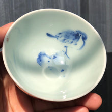 Load image into Gallery viewer, 116ml Jihong and Qinghua Porcelain Lone Bird Cup