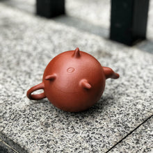 Load image into Gallery viewer, Zhuni Dahongpao 朱泥大红袍 Three Leg Shuiping Yixing Teapot, 130ml