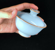 Load image into Gallery viewer, Small Royal Jade Ruyao Gaiwan 汝窑御青小盖碗