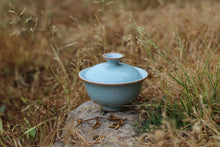 Load image into Gallery viewer, Small Royal Jade Ruyao Gaiwan 汝窑御青小盖碗