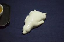 Load image into Gallery viewer, Lazy Polar Bear Blanc de Chine Porcelain Tea Pet