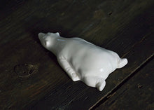 Load image into Gallery viewer, Lazy Polar Bear Blanc de Chine Porcelain Tea Pet