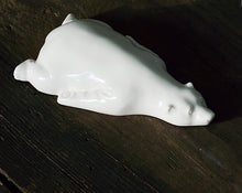 Load image into Gallery viewer, Lazy Polar Bear Blanc de Chine Porcelain Tea Pet