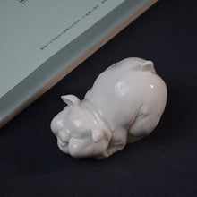 Load image into Gallery viewer, Happy Pig Blanc de Chine Porcelain Tea Pet
