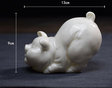 Load image into Gallery viewer, Happy Pig Blanc de Chine Porcelain Tea Pet