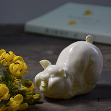 Load image into Gallery viewer, Happy Pig Blanc de Chine Porcelain Tea Pet