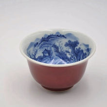 Load image into Gallery viewer, 112ml  Jihong Glaze Qinghua Porcelain The World in a Cup
