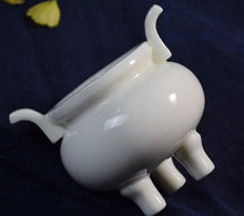 Load image into Gallery viewer, Chinese Tripod Censer Blanc de Chine Porcelain Incense Holder