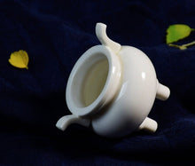 Load image into Gallery viewer, Chinese Tripod Censer Blanc de Chine Porcelain Incense Holder
