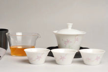 Load image into Gallery viewer, Porcelain Travel Tea Set with Gaiwan