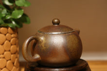 Load image into Gallery viewer, Silver Rim Wood Fired Huangjin Duan Yixing Teapot 包银柴烧宜兴紫砂壶 270ml