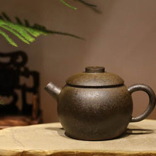 Load image into Gallery viewer, Wood Fired Qinghuini 青灰泥 Julunzhu Yixing Teapot, 130ml