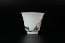 Load image into Gallery viewer, Youzhongcai Plum Blossoms, Orchids, Bamboo and Chrysanthemums Jingdezhen Porcelain Teacup set of 4