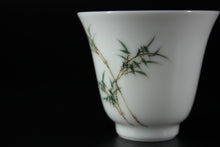 Load image into Gallery viewer, Youzhongcai Plum Blossoms, Orchids, Bamboo and Chrysanthemums Jingdezhen Porcelain Teacup set of 4