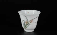 Load image into Gallery viewer, Youzhongcai Plum Blossoms, Orchids, Bamboo and Chrysanthemums Jingdezhen Porcelain Teacup set of 4