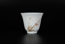 Load image into Gallery viewer, Youzhongcai Plum Blossoms, Orchids, Bamboo and Chrysanthemums Jingdezhen Porcelain Teacup set of 4