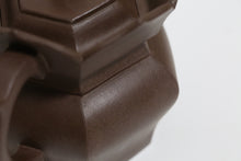 Load image into Gallery viewer, Fully Handmade Zini Monk's Hat Yixing Teapot 全手工原矿紫泥僧帽壶 500ml