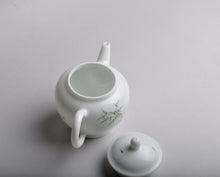 Load image into Gallery viewer, Bamboo Motif Youzhongcai Jingdezhen Porcelain Teapot, 120ml