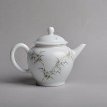 Load image into Gallery viewer, Bamboo Motif Youzhongcai Jingdezhen Porcelain Teapot, 120ml