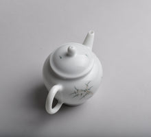 Load image into Gallery viewer, Bamboo Motif Youzhongcai Jingdezhen Porcelain Teapot, 120ml