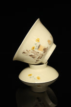 Load image into Gallery viewer, Garden Flowers Cream Glaze Jingdezhen Porcelain Teaset