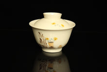 Load image into Gallery viewer, Garden Flowers Cream Glaze Jingdezhen Porcelain Teaset
