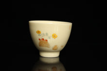 Load image into Gallery viewer, Garden Flowers Cream Glaze Jingdezhen Porcelain Teaset