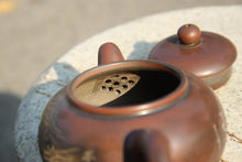 Load image into Gallery viewer, 200ml Junde Nixing Teapot with Landscape Carving by Li Changquan