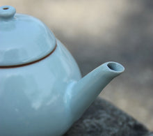 Load image into Gallery viewer, Thin Wall Pear Shape Royal Jade Ruyao Teapot, 175ml