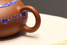 Load image into Gallery viewer, Zhuni Dahongpao 朱泥大红袍 Xishi Yixing Teapot with Diancai Painting, 100ml