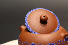 Load image into Gallery viewer, Zhuni Dahongpao 朱泥大红袍 Xishi Yixing Teapot with Diancai Painting, 100ml