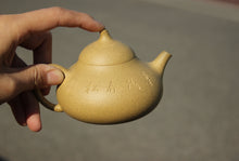 Load image into Gallery viewer, Benshan duanni 本山段泥 Melon Yixing Teapot with Pine Tree Carving 210ml