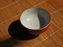 Load image into Gallery viewer, Wide Red Ruyao Teacup 善窑汝窑霁红压手杯 100ml