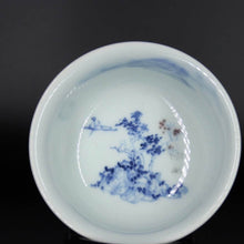 Load image into Gallery viewer, 100ml Fanggu Technique Jihong and Qinghua Porcelain Trees on the Island