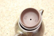 Load image into Gallery viewer, Wood Fired Qinquan Shape Yixing Teapot, Dicaoqing clay, 柴烧底槽青秦权壶,200ml