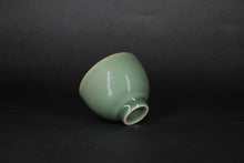 Load image into Gallery viewer, 68ml Celadon Porcelain Chicken Heart Teacup from Jingdezhen