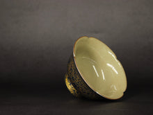 Load image into Gallery viewer, Gold Lacquerware Miseyou Porcelain Teacup from Jingdezhen, 80ml